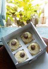 丹波篠山産１００％の「丹波栗のモンブラン」ＢＯＸ（4個入り）